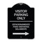Signmission Bilingual Reserved Parking Visitor Parking Only Estacionamiento Para Visitantes, A-DES-BS-1824-24302 A-DES-BS-1824-24302 - alternate 1